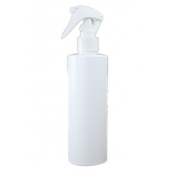 Gloss White PET Plastic Bottle